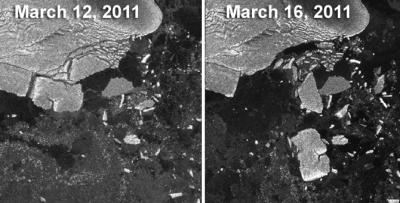 Sulzberger Ice Shelf -- Before and After
