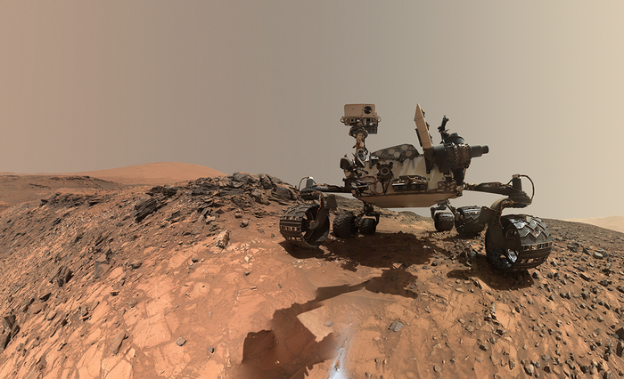 Selfie by NASA's Curiosity Mars rover July 30, 2015