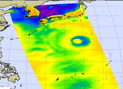 AIRS Microwave Image of Choi-Wan