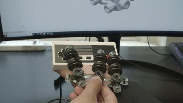 3D-Printed Soft Robotic Hand Can Play Nintendo