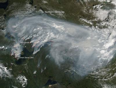 Fires and Smoke in Northern Territories