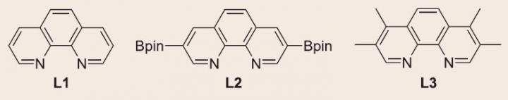 Phenanthroline Ligands used in the Borylation of Methane