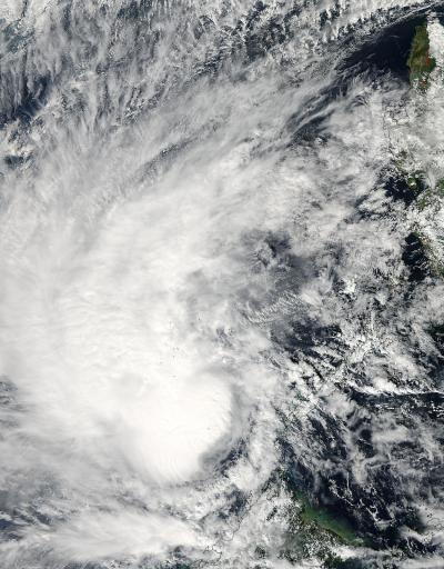 Tropical Storm Sonamu in the South China Sea