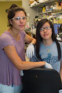 Rice Researchers Gisele Calderon and Patricia Thai, Rice University 