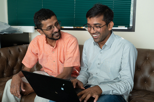 Ashok Veeraraghavan and Anil Vadathya at Rice University