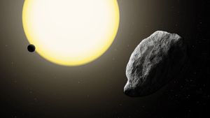 Newly discovered asteroid
