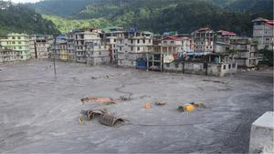 Flooding and destruction of Rangpo