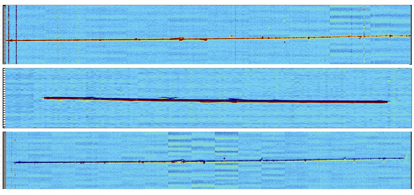 First Particle Tracks in ProtoDUNE Detector