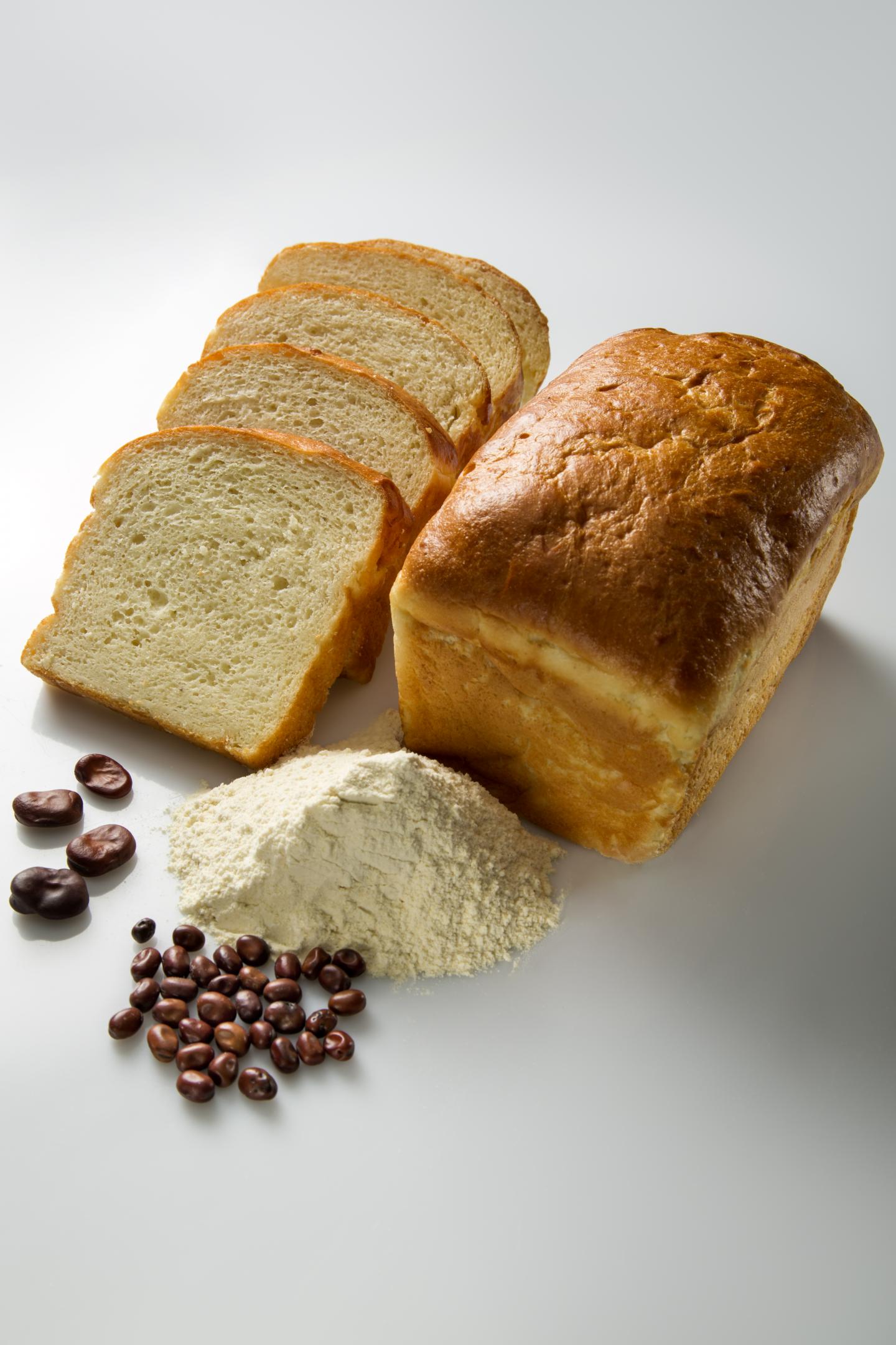 Faba bean bread