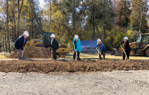 DOE and ORNL leaders at SIPRC groundbreaking