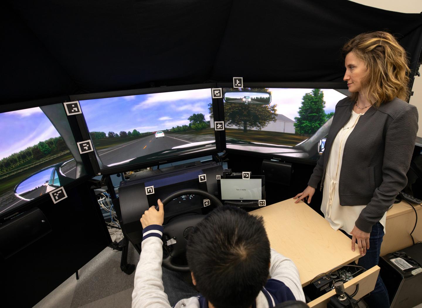 Birsen Donmez in Human Factors Lab