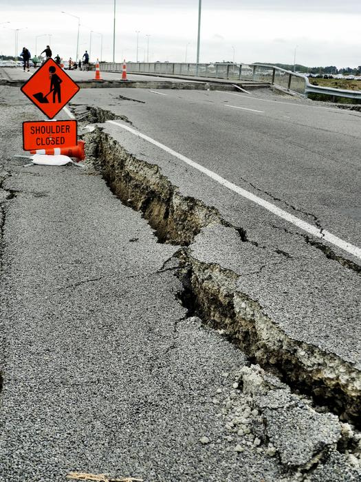 Earthquake damage - Bridge Street, Christchurch, New Zealand