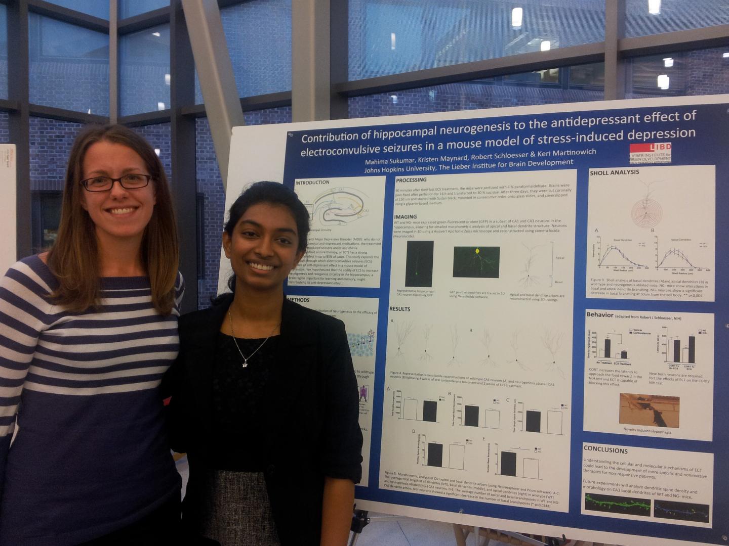 Undergraduate Student Mahima Sukumar Wins Grand Prize at National Collegiate Research Conference