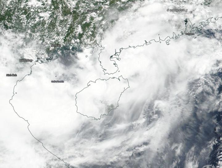 NASA sees Tropical Storm Bebinca still near H EurekAlert!