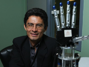 University of Houston engineering professor Jose Luis Contreras-Vidal, an international pioneer in noninvasive brain-machine interfaces and robotic device inventions