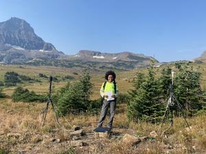 Whitney Wyche in Glacier National Park