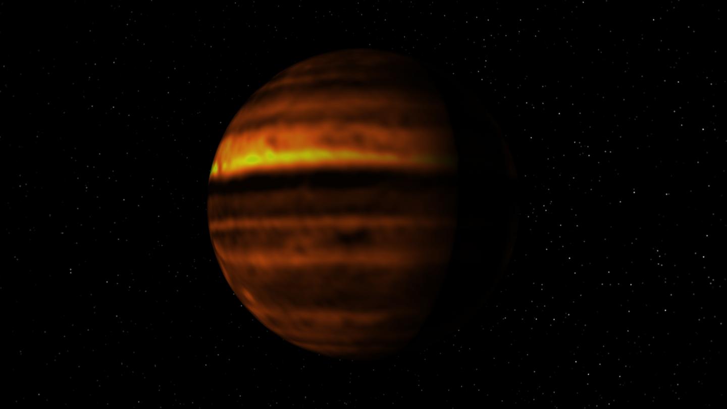 ALMA Radio Image of Jupiter
