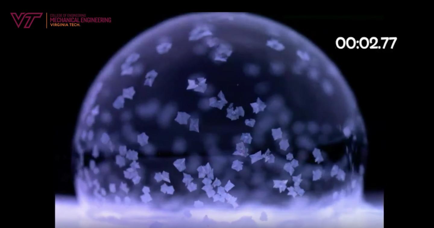 Freezing Bubble