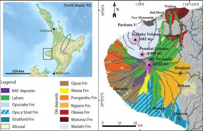 Location Map of the Taranaki Peninsula