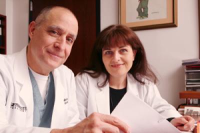 Drs. J. Michael DiMaio and Ildiko Bock-Marquette, UT Southwestern Medical Center