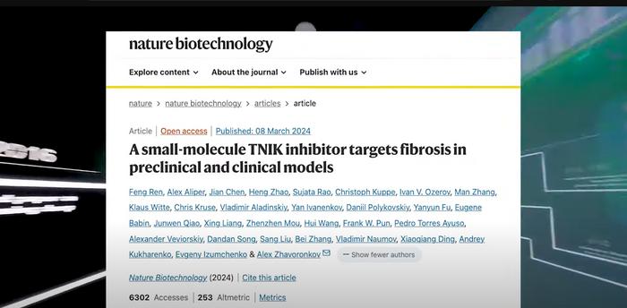 Insilico's Documentary on Lead AI-Designed Drug