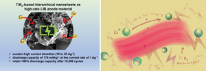 THNS-based anodes for Li-ion batteries exhibit high rate discharge capability and high retention capacity