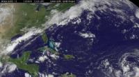 Tropical Storm Isaac Moving through the Eastern Caribbean Sea