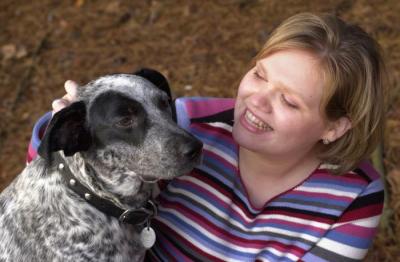 Woman with Dog