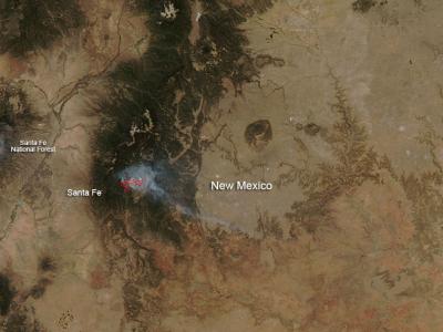 Tres Lagunas Fire, New Mexico