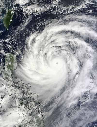 MODIS Sees Typhoon Usagi