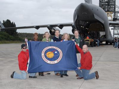 NASA GOES-P Team in Florida