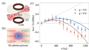 High-order Bragg spectra of interacting ¹³³Cs atoms