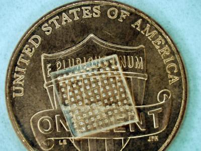 Microneedles on a Coin