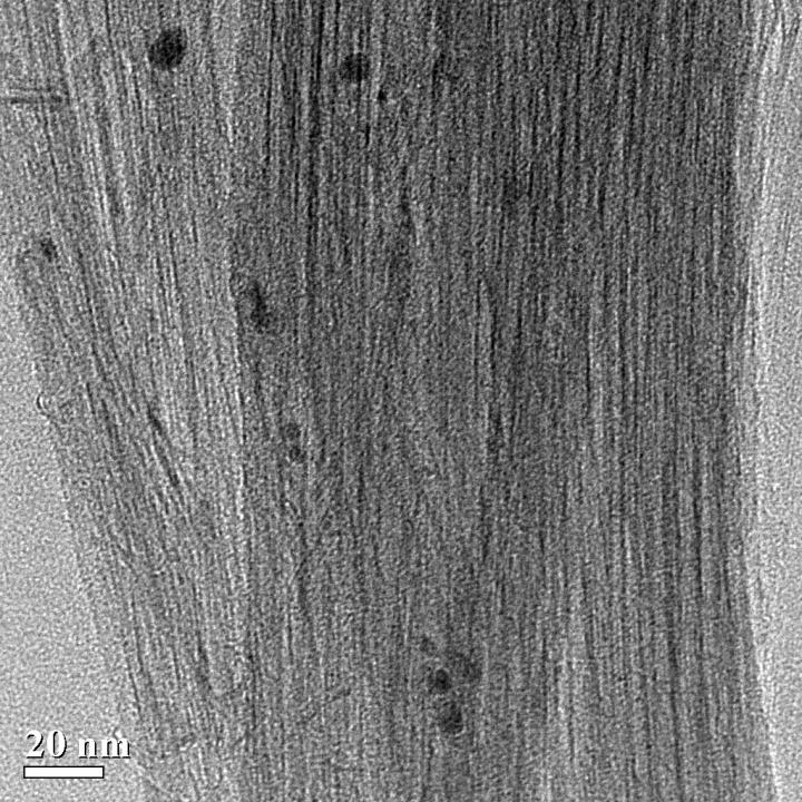 Iron Impurities in Carbon Nanotubes