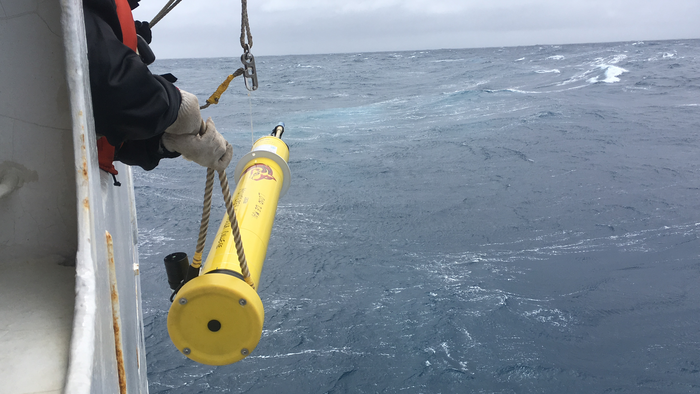 Release of Argo float into Southern Ocean