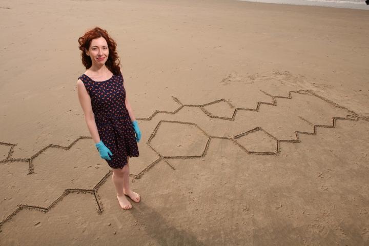 NIOZ researcher Laura Villanueva