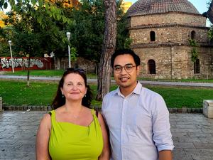 Gabriele Berg and Wisnu Adi Wicaksono from the Institute of Environmental Biotechnology at TU Graz