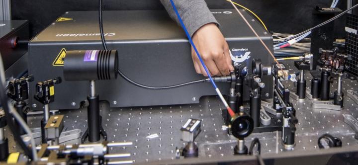 Kaiyuan Yao at Berkeley Lab's Molecular Foundry