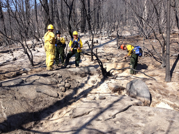 Burned Area Emergency Response (BAER) archeologists and soil scientists