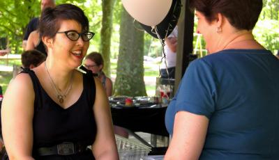 Lori Talks With a Friend