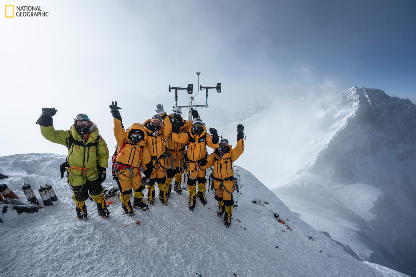 Expedition team on Mount Everest