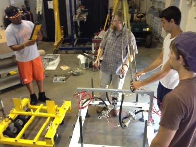 Clemson Student Researchers Reassemble the Mobile Drill Press