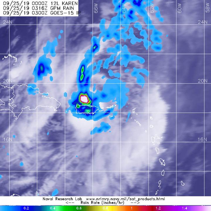 GPM Image of Karen