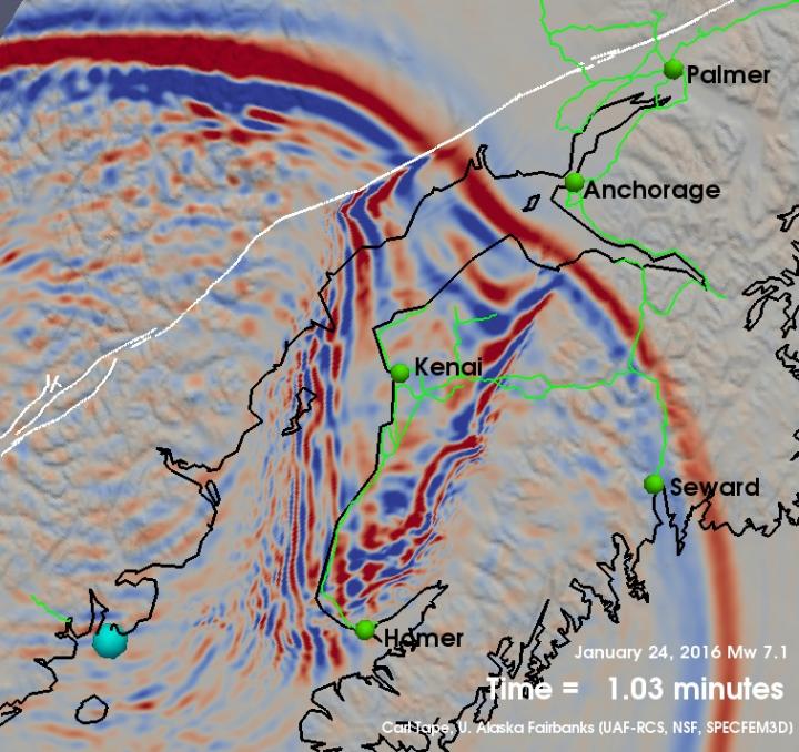 M 7.1. Iniskin Earthquake