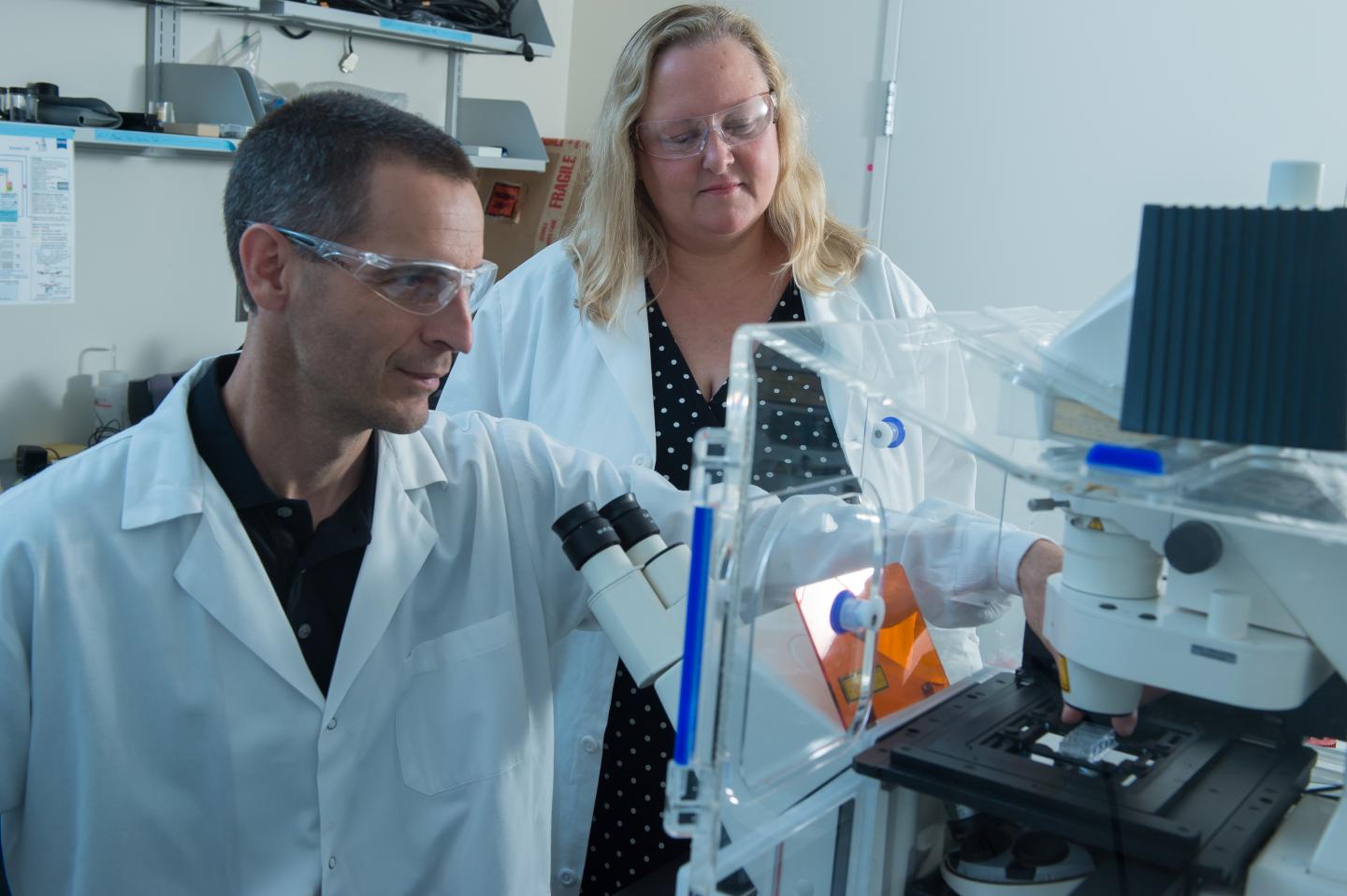 Dan Puperi and  Jane Grande-Allen, Rice University