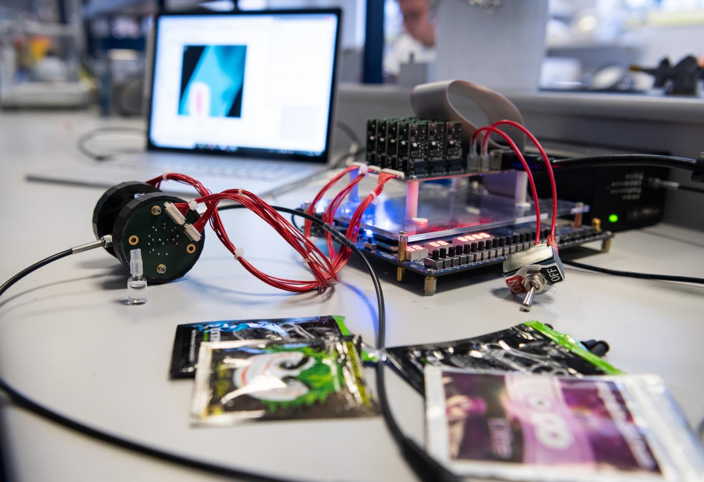 The Test Kit and Packets of Spice