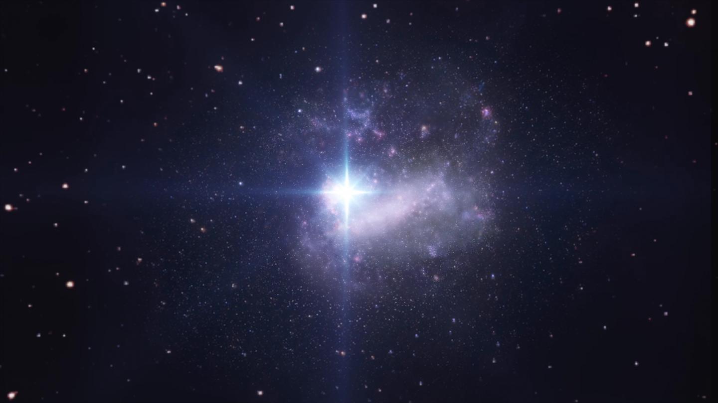 Supernova Flare in Large Magellanic Cloud