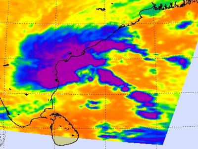 NASA AIRS Infrared Image of System 94B