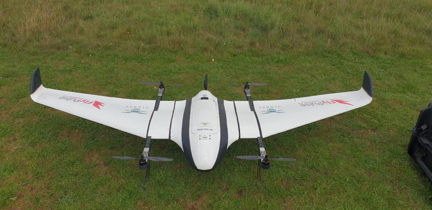Drone that will be used in the trials