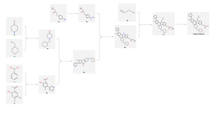 ChemAIRS® route prediction of unknown molecules